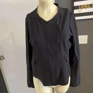 Athleta Fitted Dual Full Zip Jacket Size S Scuba